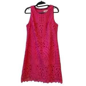 Eliza J Pink Lace Dress